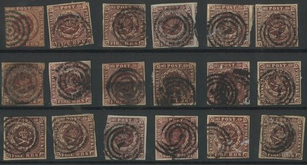 Danmark - Lot 4 RBS stemplet i blandet kvalitet