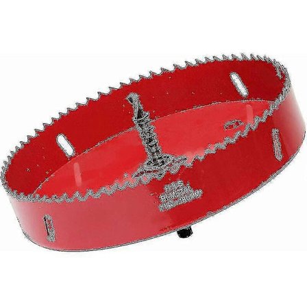 180mm hullsag, HSS M42 Bi-Metall høyhastighetsstål, hullkutter med sekskantskaft og bor for tre