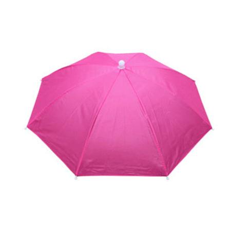 Justerbart Pannband Sun Rain Outdoor Sport Hopfällbar Paraplyhatt
