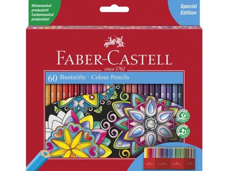 FABER-CASTELL Färgpenna Classic 60 färger 60/fp - Lyreco - Skola och förskola - Pennor och tillbehör - Färgpennor - Standard
