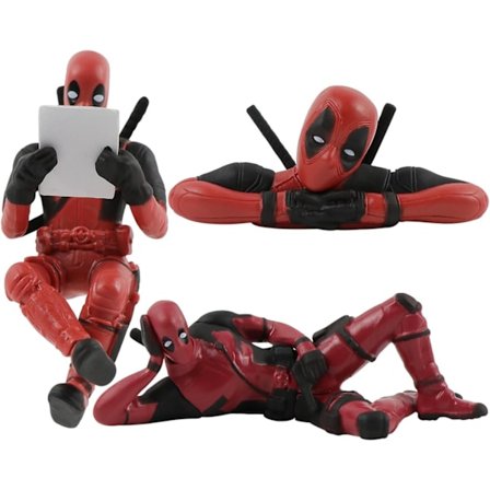 3 stk. sjove anime bil indvendige dekoration tilbehør, Deadpool Anime bakspejl dekoration bil indvendige hjem ornament gave