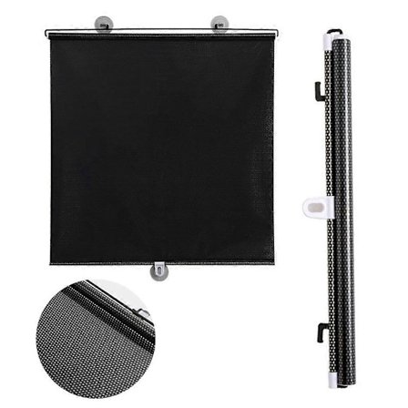 med Sugpropp Sovrum Dekoration Block UV-Skydd Fönster Draperier Mörkläggningsgardin Rullgardiner svart