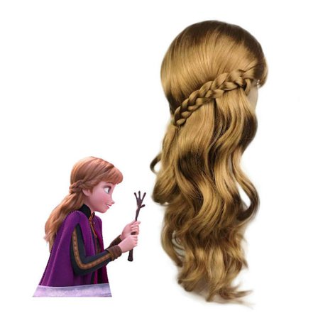 Anna Anime Parykker Cosplay Syntetisk Hår Parykker