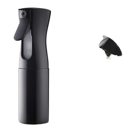 Hårsprayflaske, Fin tåkesprøyte, 200 ml Salongsspray Hår Svart