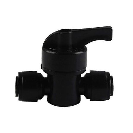 1/4" Rak Slang Snabbkoppling Slang Backventiler Plast Vattenslang Backventiler Omvänd Osmos Akvariekopplingar (2st) QYRoadWolf