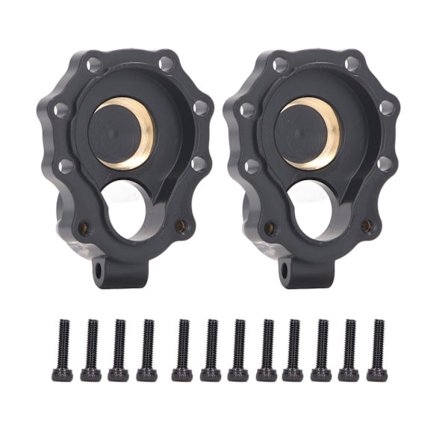 2 stk. Indvendigt Portal Drive Hus Messing Kontravægt til Traxxas RC Fjernbetjeningsbil