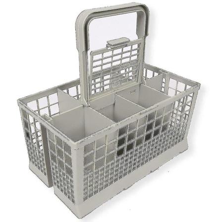 Universell bestickkorg för diskmaskin, bärbar bestickkorg, silverbestick, bordsbestick, K-sked