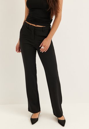 VERO MODA - Vmzamira MR Straight Pant - Black