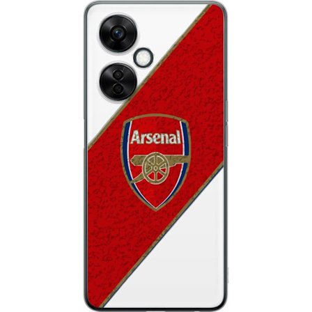 Kompatibelt Mobilskal till OnePlus OnePlus Nord CE3 Moschino Toy teddybjörn med enkel tecknad design, brun björn med vit tröja och tydlig logotyp p