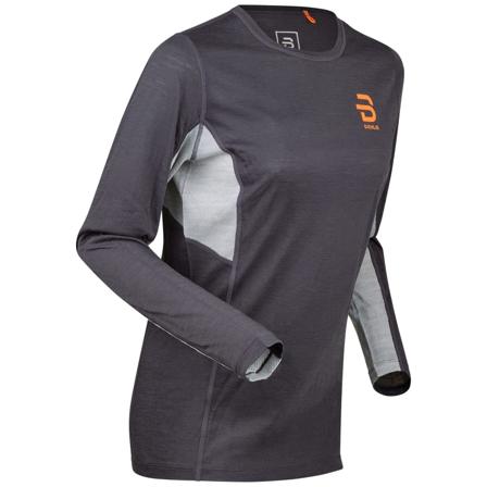 Bjørn Dæhlie Women's Training Wool LS Women base layer tops Grey XS