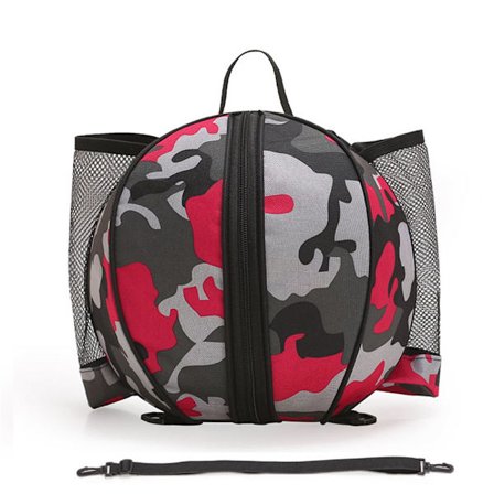 Basketväska Ball Ryggsäck RÖD CAMO ENKEL AXEL red camo Single shoulder