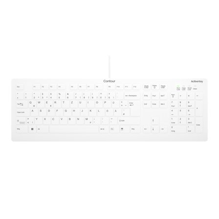 Contour Design AK-C8112 MEDICAL KEYBOARD WHITE PERP