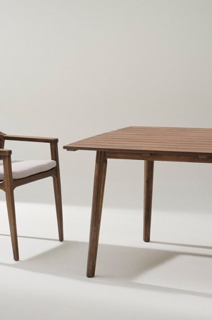 Jotex - Spisebord 100x200 Cm Teak - KINGSTON - Kjøp Spisebord til uterommet hos Jotex