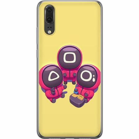 Huawei P20 Genomskinligt Skal Squid Game