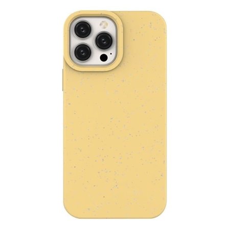 Eco Case-etui til iPhone 14 Plus nedbrydeligt silikonecover gult