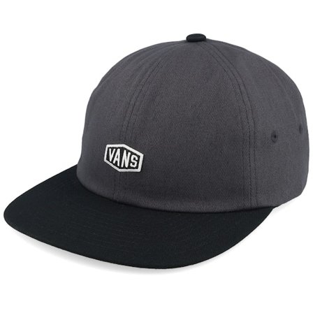 Vans - Gris snapback Gorra - Hex Logo Jockey Black Strapback @ Hatstore