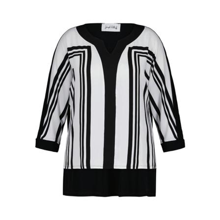 Joseph Ribkoff, Striped Top Wit, Dames, Maat:2XL