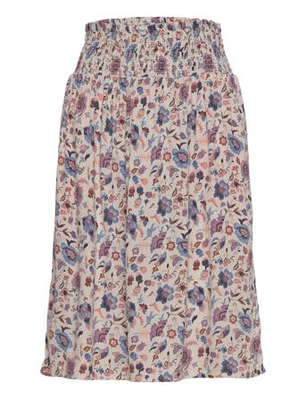 Skirt Knälång Kjol Multi/mönstrad Noa Noa