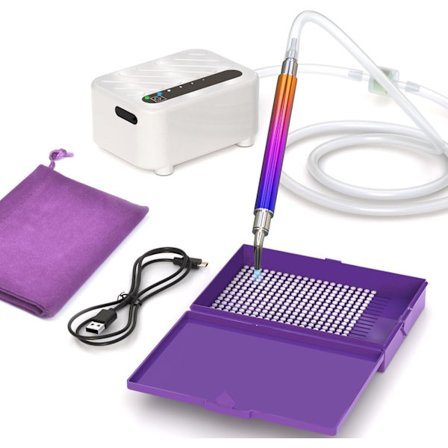 2025 Seneste Model Elektrisk Pen til Diamantkunst - Vakuum Trådløs Diamantmaleripen, Genopladelige Batterier, Intet Voks Nødvendigt, 3 Ge