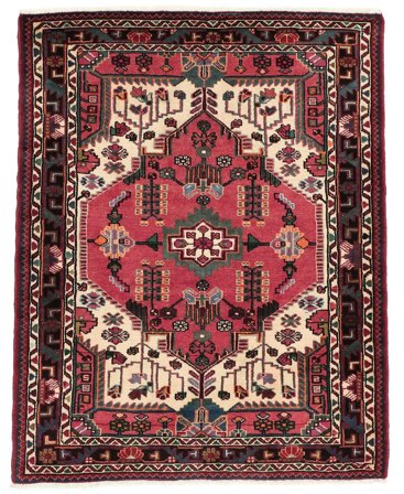 Medaljong- Lite Hamadan Teppe 112X146 Ull