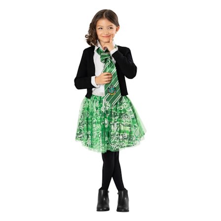 Harry Potter barn/barn Slytherin kostym Tutu kjol 9-10 Y