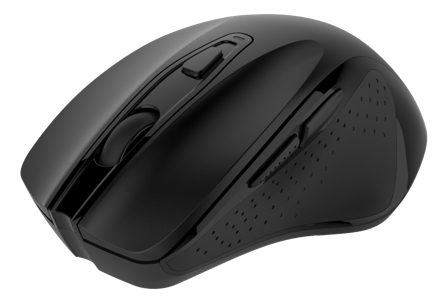 Deltaco OFFICE - mus - 2.4 GHz - svart