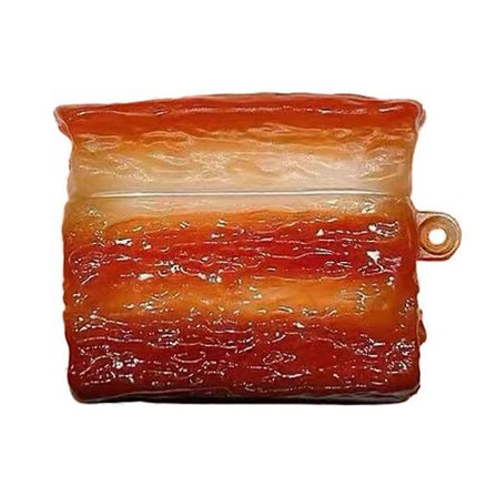 Høykvalitets tegneserieetui for Oppo Enco Free trådløse hodetelefoner, anti-ripebeskyttelse Streaky Pork