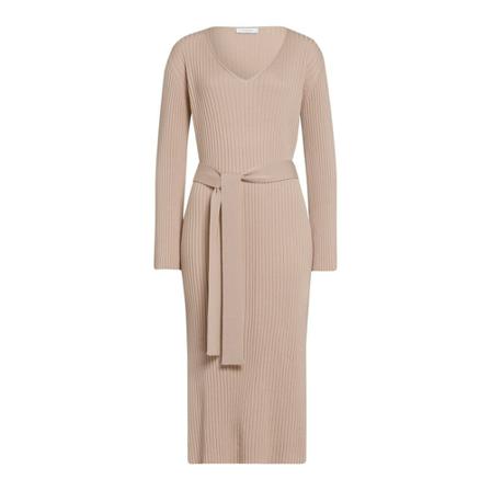 IVY Oak, Kira Knit Dress Beige, Dames, Maat:L,wol