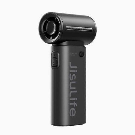 JisuLife Høyhastighets Håndholdt Liten Vifte Mini Bærbar USB Oppladbar Skrivebordskjølevifte - Perfekt