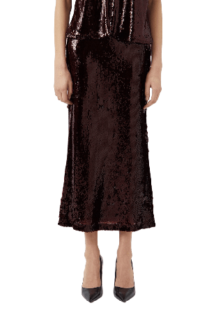 Y.A.S YASROYALINA Lång kjol Kjolar Dam Brun M