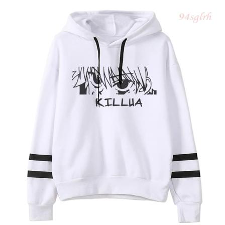 Unisex Kawaii Hunter X Hunter Hoodies Sweatshirts Killua Zoldyck Hisoka HxH Anime Manga Hoodie Harajuku Hip Hop Streetwear Man 13009 S