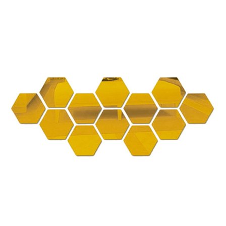 24 st hexagon spegel väggdekaler akryl spegel inställning vägg st