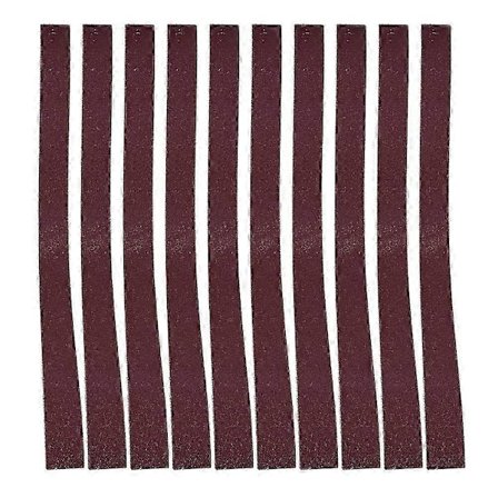 10 stk. 760x25mm Slibebånd 30x1 Tomme Slibende Bånd Kompatibel med Bæltepudser 60-180 Korn (60#)-WELLNGS