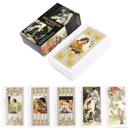 Decameron Tarot -kortit ennustuksen ennustamisen korttipakka juhlaviihde lautapeli