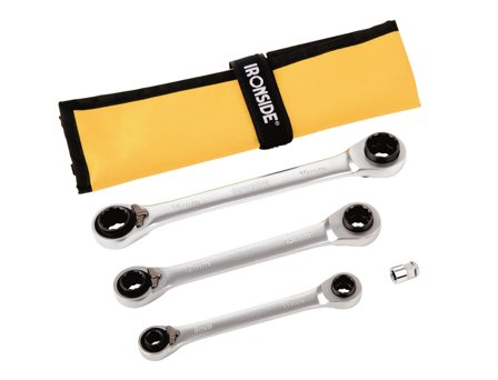 Ironside 117311 Låsning af nøglesæt 4 stk., 8-19 mm, Håndværktøj