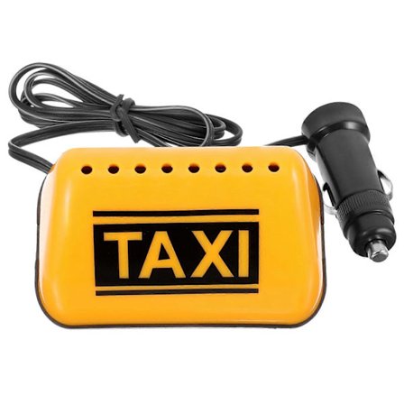 Taxi Skylt Topp Lampa LED Taxi Skylt Vintage Taxi Tak Lampa Belyst Skylt