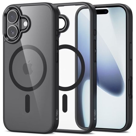 Tech-Protect MagMat MagSafe-fodral för iPhone 17 - klar svart