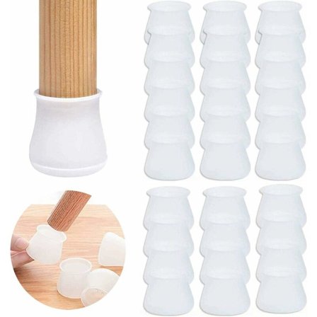 32 stk. møbel silikone beskyttelsesdæksel til stol og bord gulv