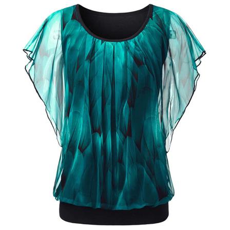 Kvinnor Sexig Tvådelad Tie Dyeing Print Camisole Kjol Lady Swimm
