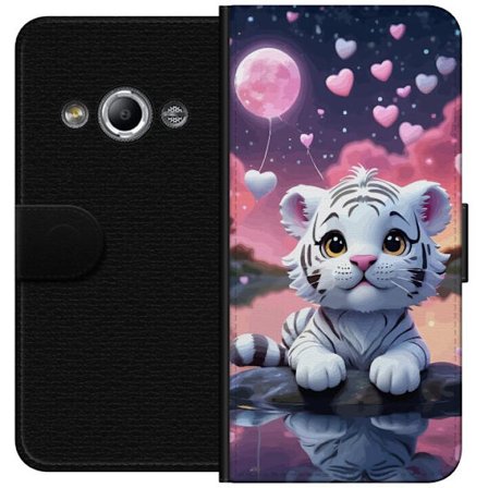 Yhteensopiva Lompakkokotelo Samsung Galaxy Xcover 3 Tigerunge rosa