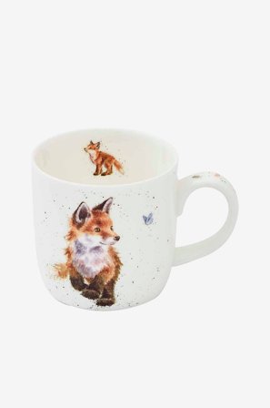 Royal Worcester - Kop Wrendale Designs Born to be Wild Fox 31 cl - Flerfarvet - Kopper & krus - Fra Homeroom
