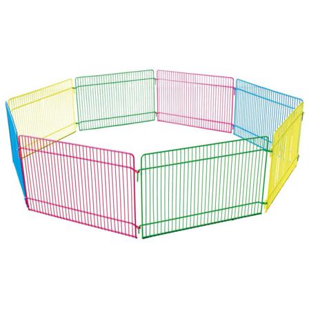 Flamingo Hage För Smådjur 8 Delar 84,5x23 Cm Flerfärgad Multifärg