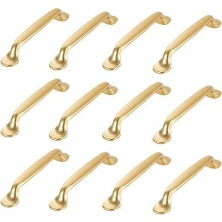 12 stycken guld möbelhandtag guld köksluckhandtag lådhandtag sovrumslådor handtag skåpshandtag guld kökslucka