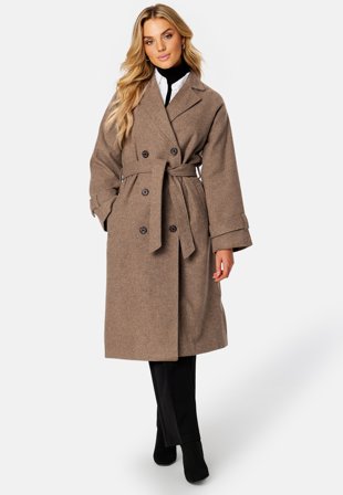 Object Collectors Item Keily L/S Coat Fossil Detail:MELANG Klær