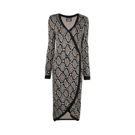 Boutique Moschino Knitted Kjole Grå, Dame