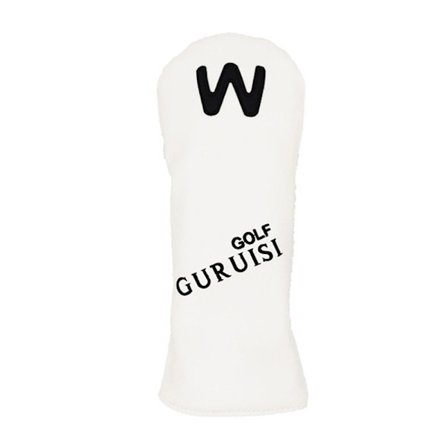 Golf Woods Head Cover Golf Club Cover WHITE 5 5