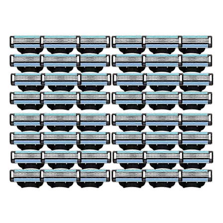 2025 48 kpl teräpakkaus, manuaaliset Mach 3 -teräpakkaukset Mach 3 -miesten teräpakkauksiin