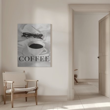 Coffee in Bed Canvastavla 50x70 cm