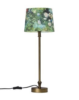 Bordslampa Liam , skärm med Carl Larsson motiv Guld - PR Home