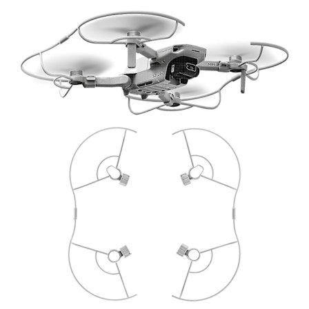 Mini 4K Propelbeskyttelse til DJI Mini 4K Drone, Kompatibel med Mini 2 SE, Mini 2, Mini SE, Mavic Mini, Opgraderet Version